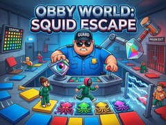 খেলা Obby World Squid Escape