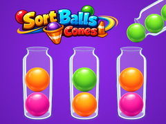 খেলা Sort Balls Cones