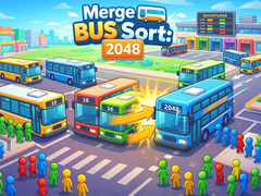 খেলা Merge Bus Sort: 2048