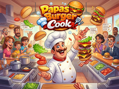 খেলা Papas Burger Cook