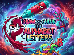 খেলা Draw and Color the Alphabet Letters