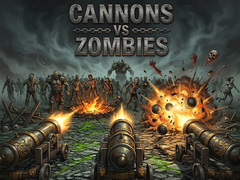 খেলা Cannons vs Zombies