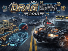 খেলা Drag Sim 2018