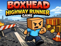 খেলা Boxhead Highway Runner Game