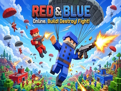 খেলা Red & Blue: Online. Build! Destroy! Fight!