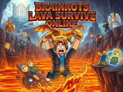 খেলা Brainrots Lava Survive Online