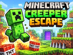 খেলা Minecraft Creeper Escape