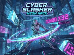 খেলা Cyber Slasher: Neon Hack