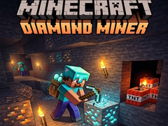 খেলা Minecraft Diamond Miner