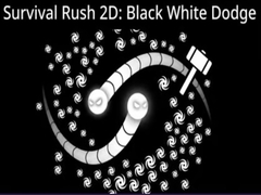 খেলা Survival Rush 2D: Black White Dodge