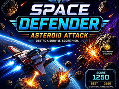 খেলা Space Defender: Asteroid Attack