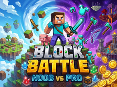 খেলা Block Battle - Noob vs Pro