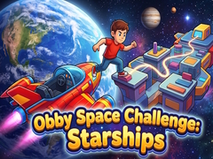 খেলা Obby Space Challenge: Starships