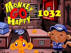 খেলা Monkey Go Happy Stage 1032