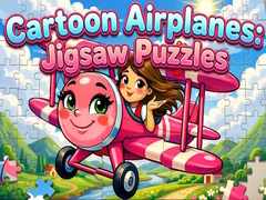 খেলা Cartoon Airplanes: Jigsaw Puzzles