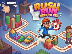 খেলা Rush Run: Need to Pee