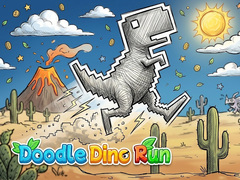 খেলা Doodle Dino Run