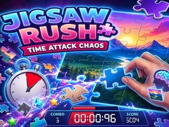 খেলা Jigsaw Rush Time Attack Chaos
