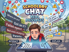 খেলা Schoolboy Chat: Real Messages