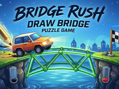 খেলা Bridge Rush - Draw Bridge Puzzle Game