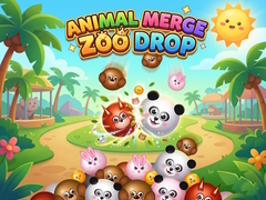 খেলা Animal Merge Zoo Drop