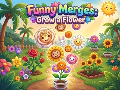 খেলা Funny Merges: Grow a Flower