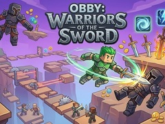 খেলা Obby: Warriors of The Sword