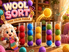 খেলা Wool Sort Yarn Color Puzzle