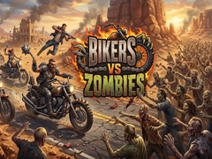 খেলা Bikers vs Zombies