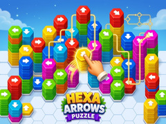 খেলা Hexa Arrows Puzzle