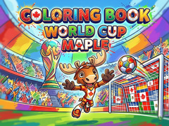 খেলা Coloring Book: World Cup Maple