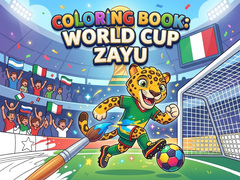 খেলা Coloring Book: World Cup Zayu
