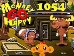 খেলা Monkey Go Happy Stage 1054