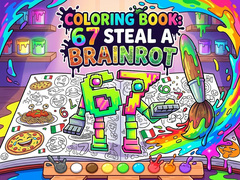 খেলা Coloring Book: 67 Steal A Brainrot