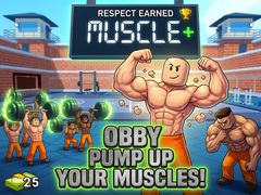 খেলা Obby Pump Up Your Muscles! 