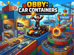 খেলা Obby: Car Containers