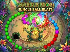 খেলা Marble Frog: Jungle Ball Blast