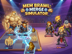 খেলা Mem Brawl: Merge Simulator