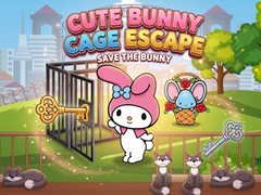 খেলা Cute Bunny Cage Escape