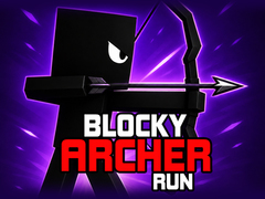 খেলা Blocky Archer Run
