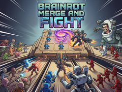 খেলা Brainrot Merge and Fight