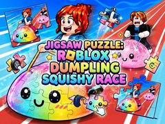 খেলা Jigsaw Puzzle: Roblox Dumpling Squishy Race