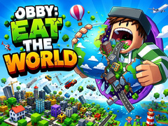 খেলা Obby: Eat the World