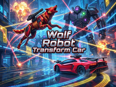 খেলা Wolf Robot Transform Car