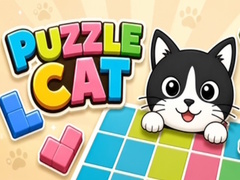 খেলা Puzzle cat