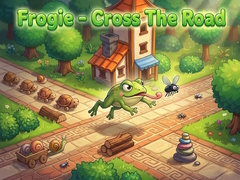 খেলা Frogie - Cross The Road