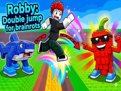 খেলা Robby: Double jump for brainrots