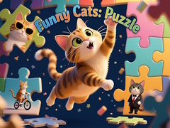 খেলা Funny Cats: Puzzle