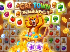 খেলা Cat Town - Tile Match Puzzle