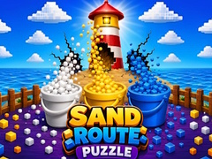 খেলা Sand Route Puzzle